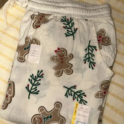 Gingerbread Jogger Pajama Pants - Large