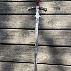Vintage Decorative Sword with Toledo Blade Engravings