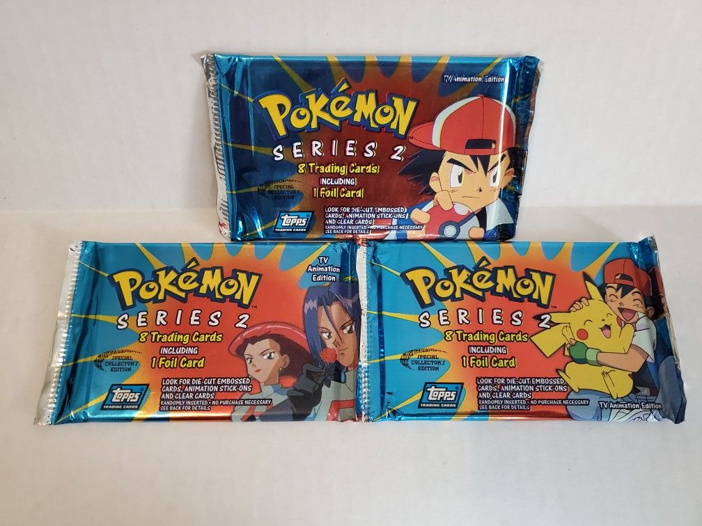 pokemon topps series 2 booster pack 2000 Canadian Box Pastime Sports & Games If you want to be a Pokmon trainer POKEMON TOPPS SERIES 2 ANIMATION