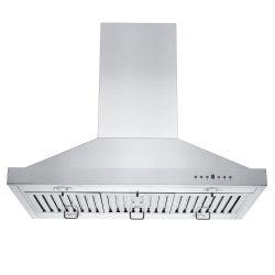 ZLINE 30 in. Convertible Vent Island Mount Range Hood in Stainless Steel (GL2i-30)