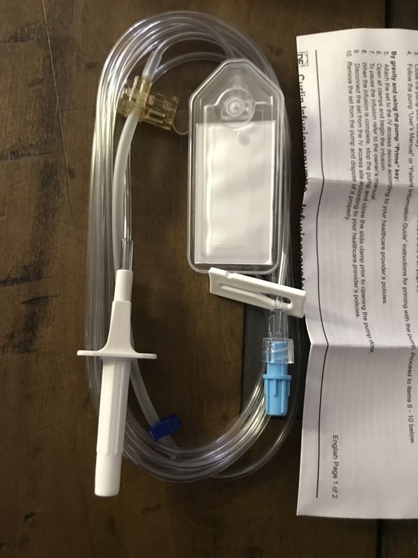 Carlin infusion pump administration set. Can be used for TPN. 70 available New in Pkg. 2.00 each