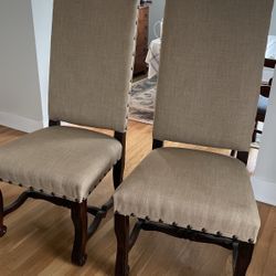 2 High back Accent Chairs