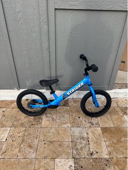 Strider Balance Bike Blue 14 inch