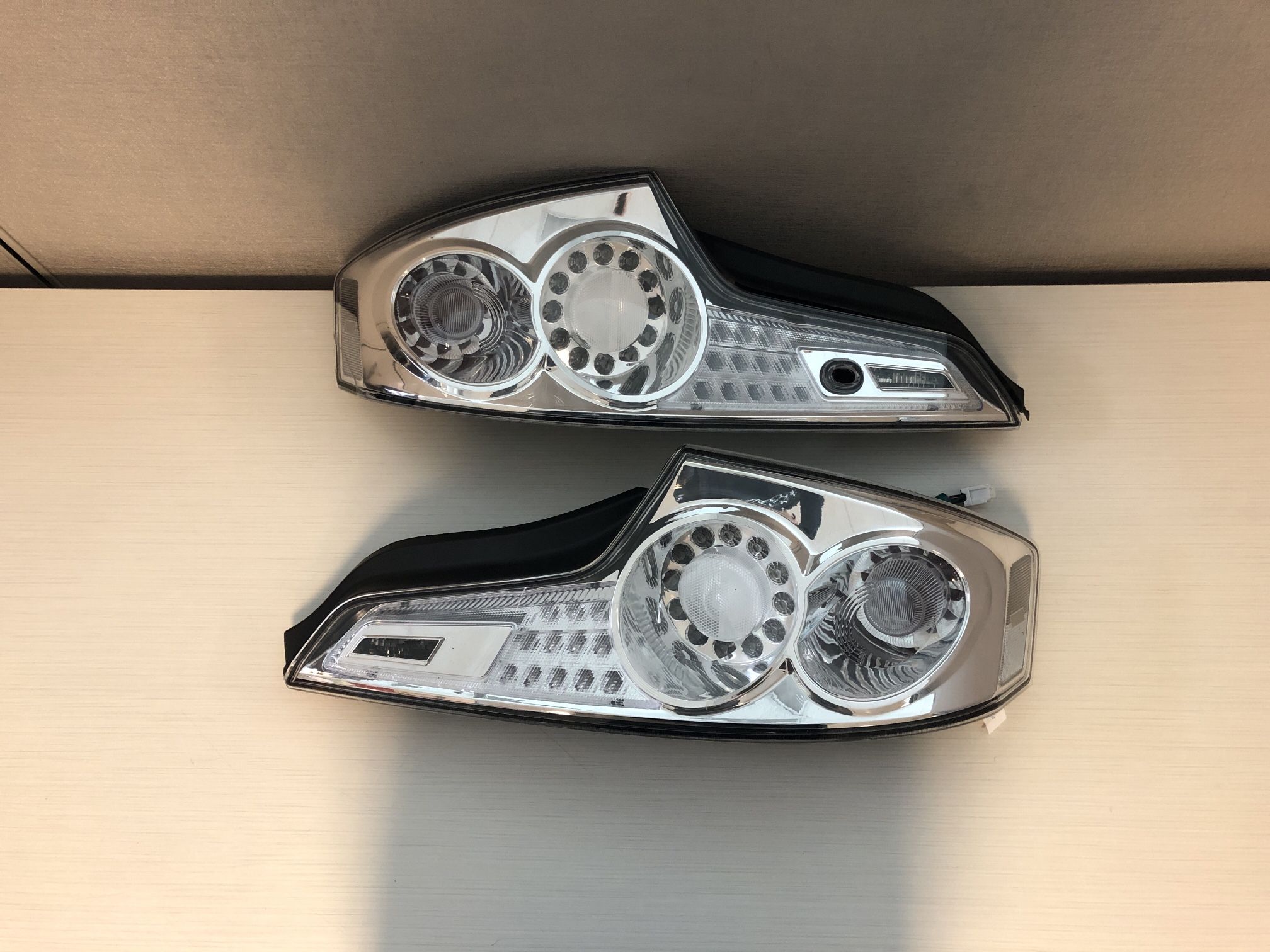 03-07 Infiniti G35 Coupe Clear Tail Lights