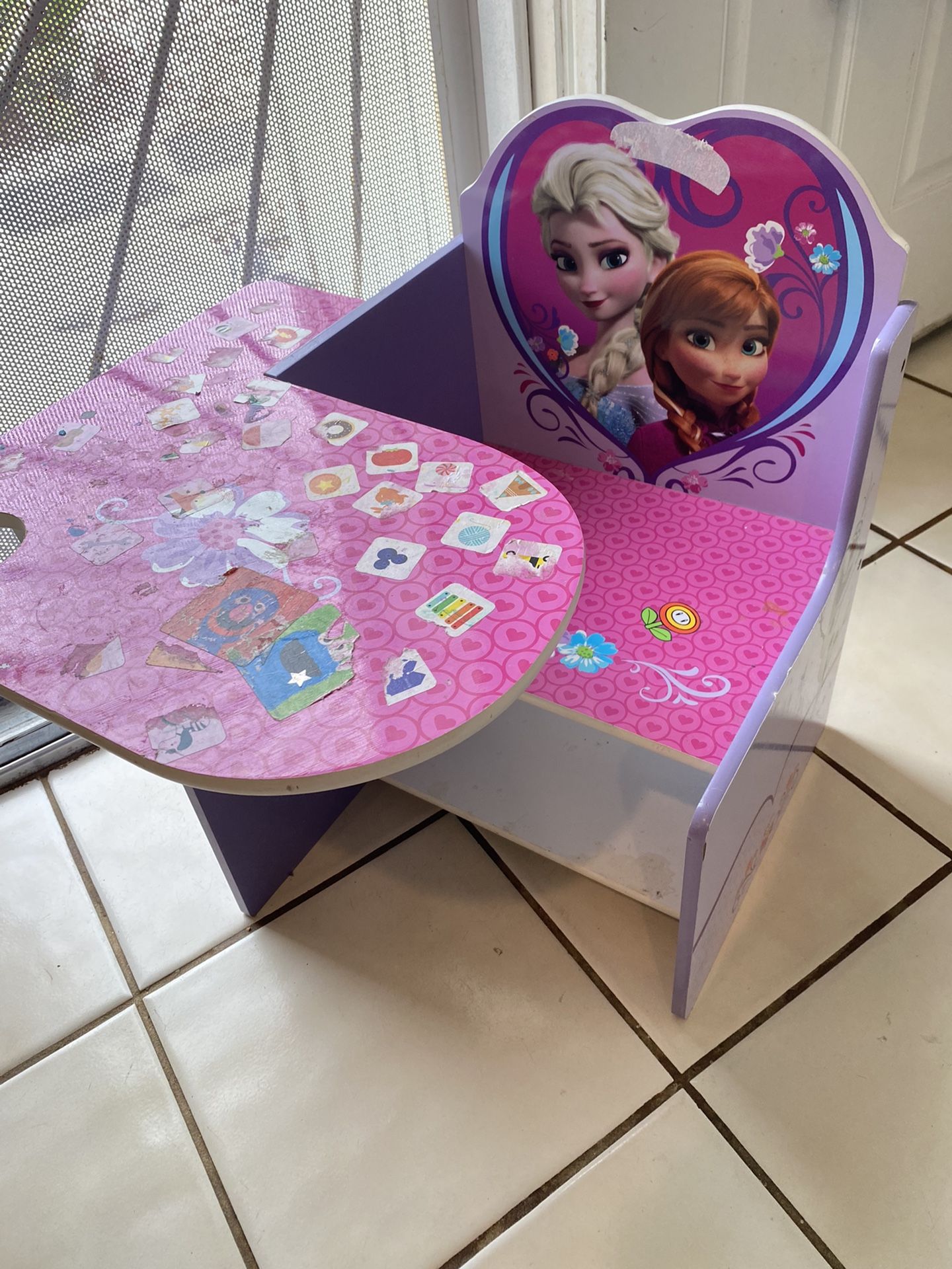 Frozen best sale chair desk