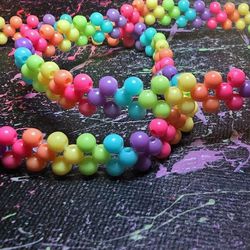Rainbow Beaded Bracelets 