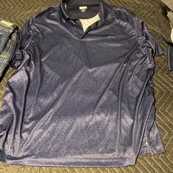 Mens XXL Greg Norman Play Dry Polyester Shirt