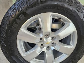 Goodyear wrangler rims and tires 275 60 R20