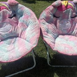 Unicorn folding chairs