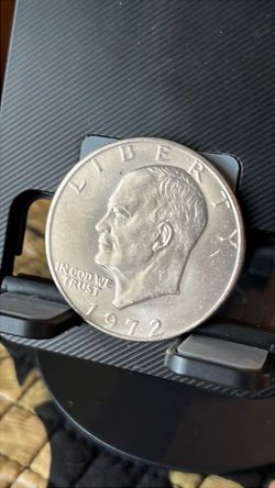 1972 EISENHOWER DOLLAR CNC RARE VARIETY 2! XF+ WOW!