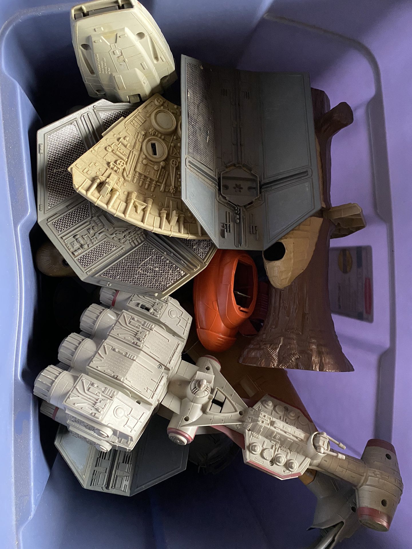 Old Star Wars Toy Parts 