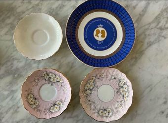 Ceramic Collection - Tea Plates, Vase, Espresso Cup