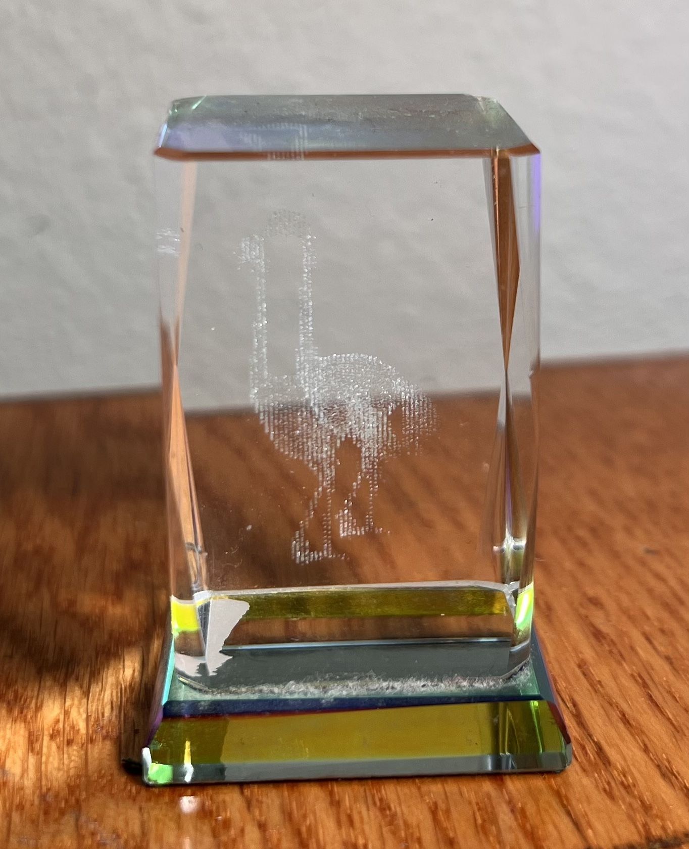Flamingo’s Crystal Laser Etched Glass