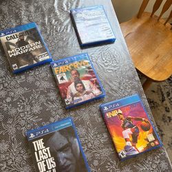 PS4 games ( 5count)