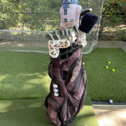 Golf Set Taylormade SLDR 3 Wood Full Set Of Clubs And Bag Irons Woods Driver Putter Wedge
