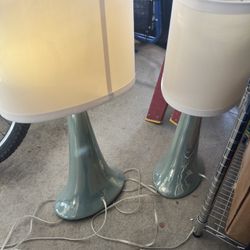 Free - 2 Blue Lamps 