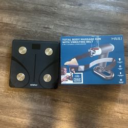 MASSAGE GUN & SCALE