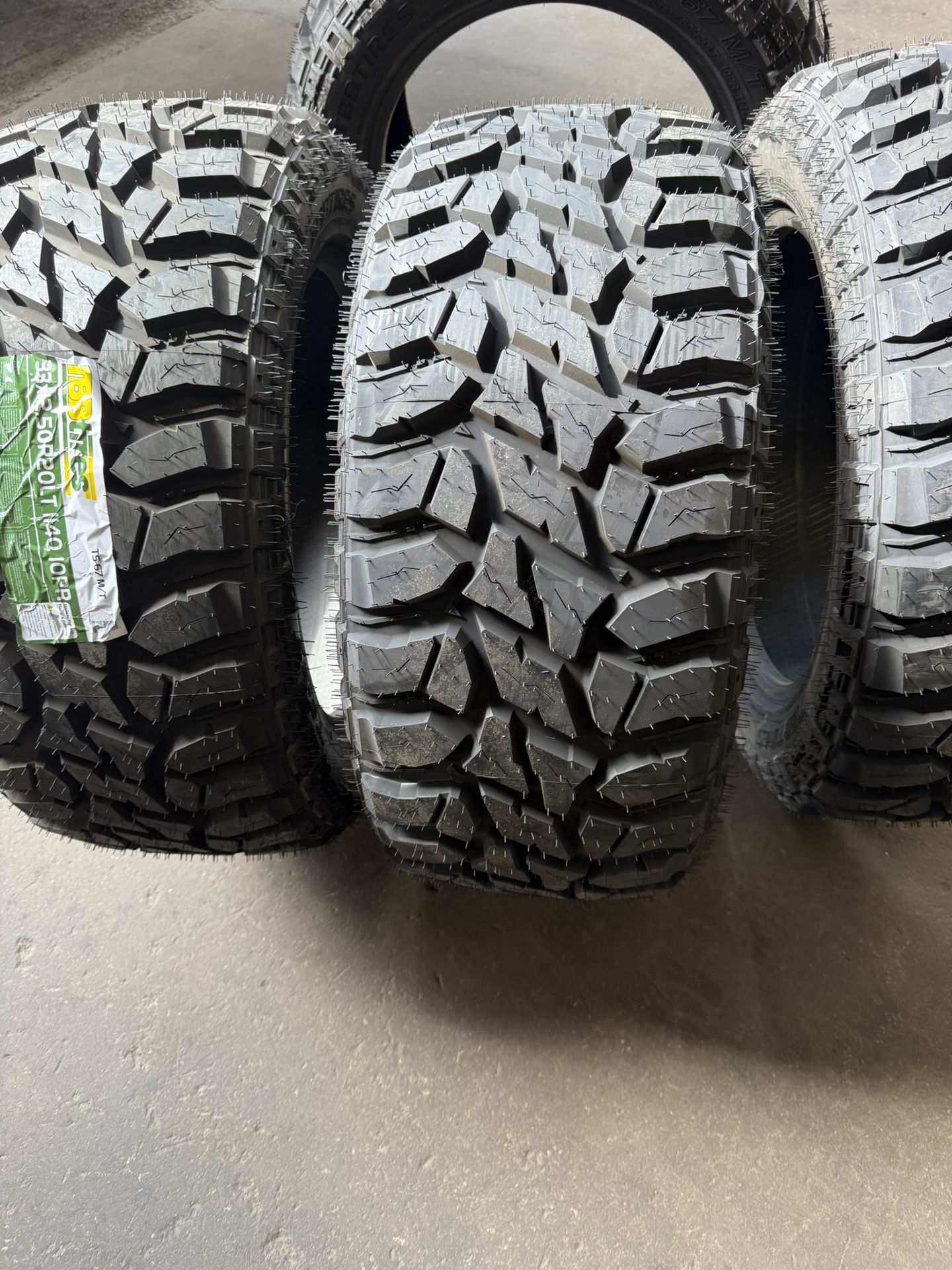 33x12.50r20 MUD TERRAIN 10PLY TIRES FOR SALE SET OF 4 TIRES $799 WITH INSTALLATION AND BALANCING