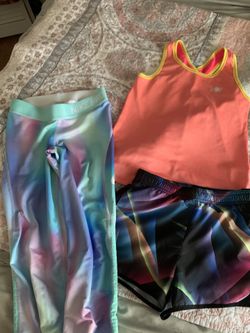 Girls sporty clothes