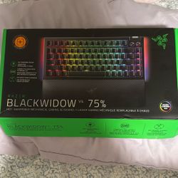 Razer black widow 75% gaming Keyboard 