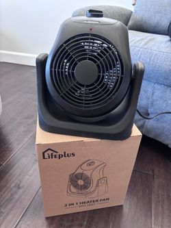 New 2 in 1 desk fan and heater combo