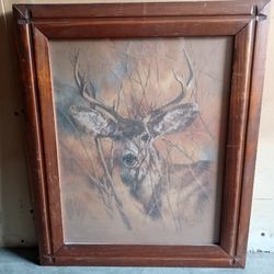 PAINTING-WHITETAIL DEER SILENT BUCK