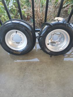 Set Of ITP Wheels and Tires