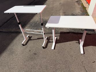 Electric Standing Desk & Mobile Rolling Desk Set