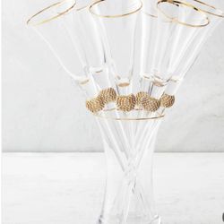 Victoria Toasting Flutes - Set of 6