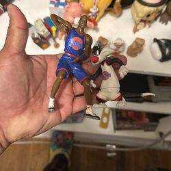 Space Jam MJ And Silvester  Figures 