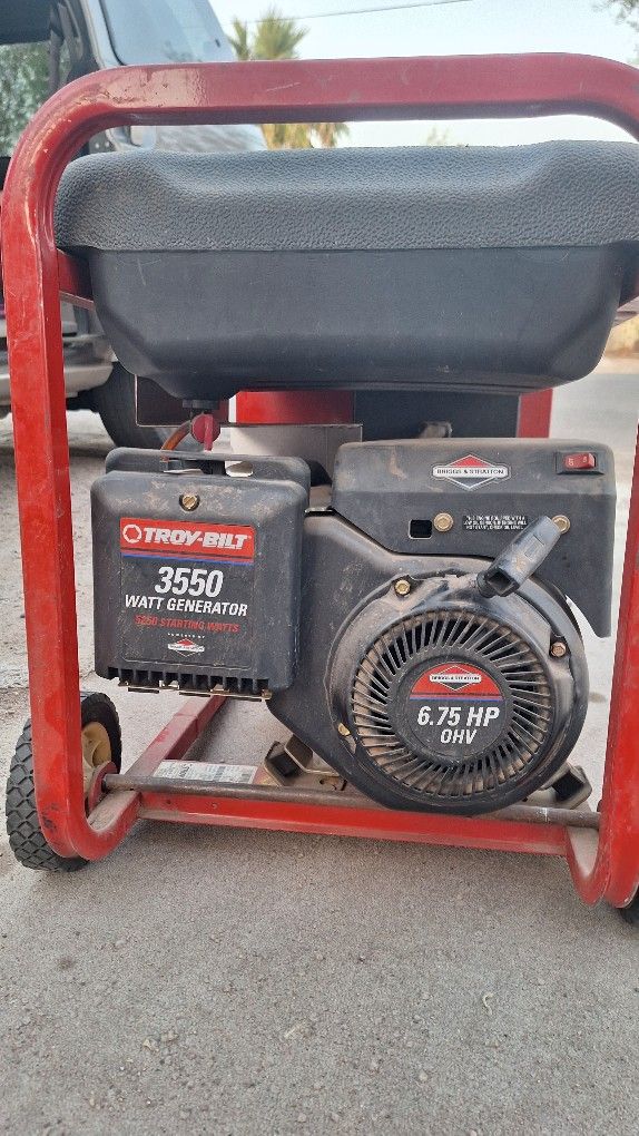 Troy Bilt Generator Generador 3550 Watts