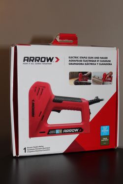 ARROW T50ACN CORDED STAPLE GUN AND NAILER RED 18GA BRAD NAILS NEW