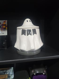 ceramic ghost cookie jar 