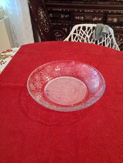 Princess house platter bow