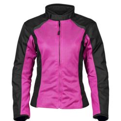 NEW! NORU Women's Josei Mesh Jacket SMALL PINK [UPGRADED BACK PLATE]