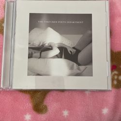 Signed TTPD Taylor Swift CD 