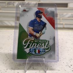 Topps Finest 2026 Jac Caglianone World's Finest refractor Insert WF-33 WBC Italy
