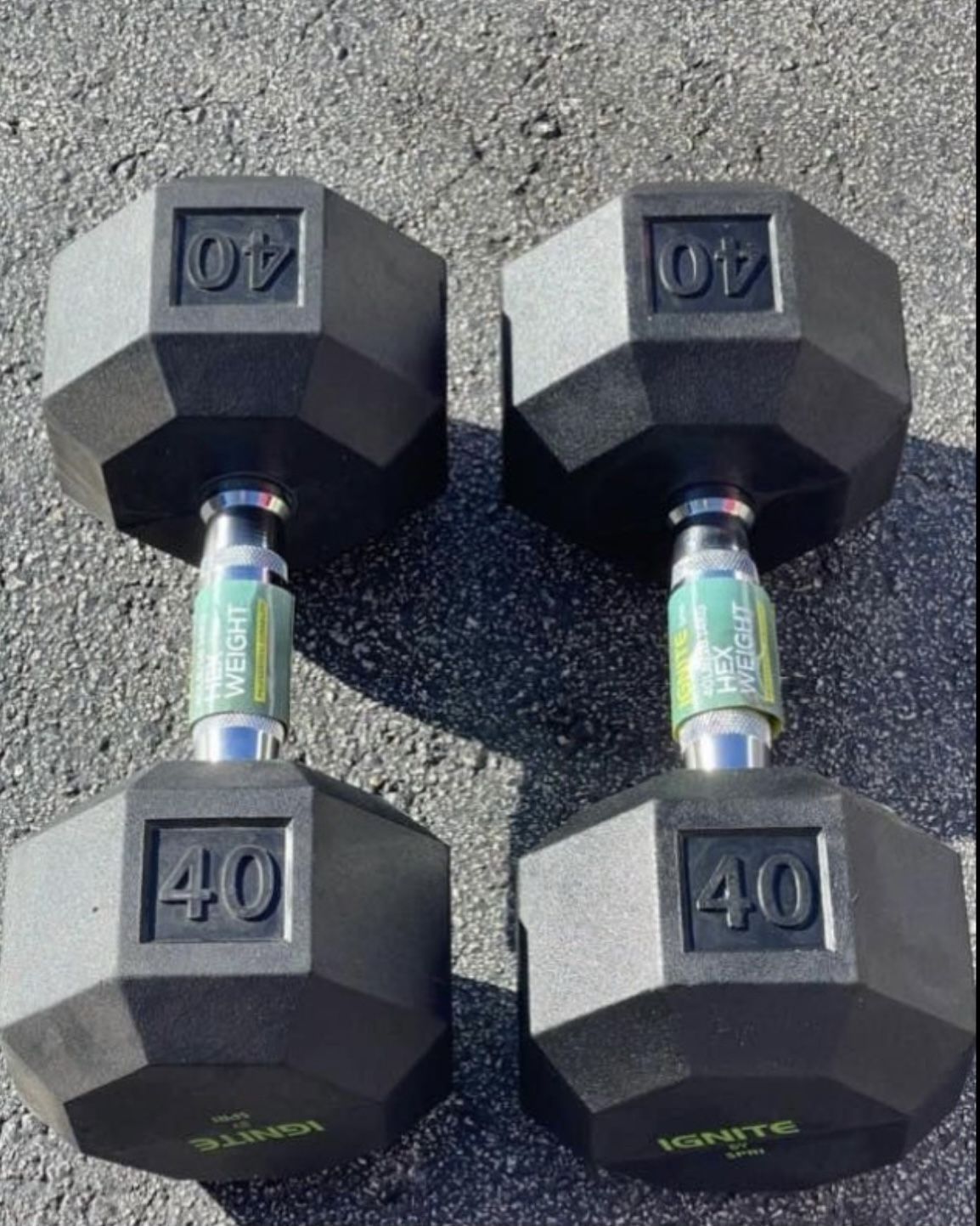 40.lbs X 2 Dumbbell Set