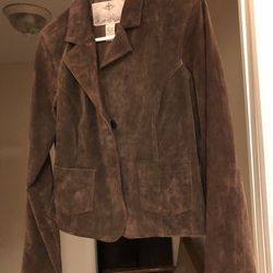 Woman’s/juniors Size Large Suede Jacket