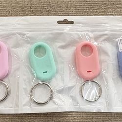 Samsung SmartTag2 Silicone Holder Case – 4 Pack (Pastel Colors) – NEW
