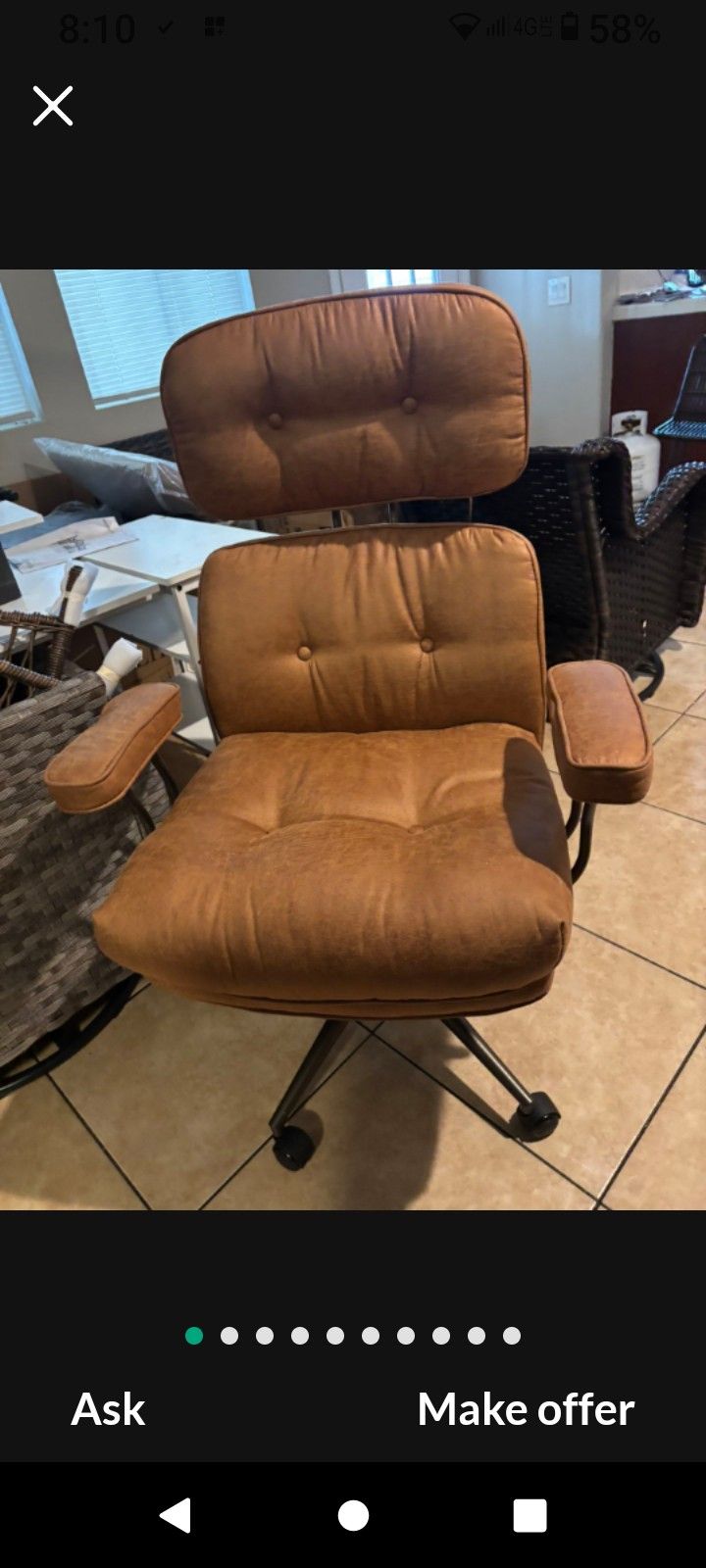 Brown Office Chair Brown Gaming Chair Brown Executive Chair Brown Desk Chair Brown Office Chair NEW π