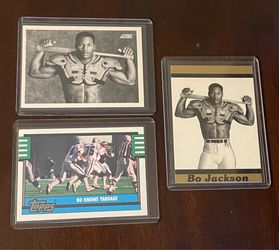 Raiders Bo Jackson Bo knows football cards