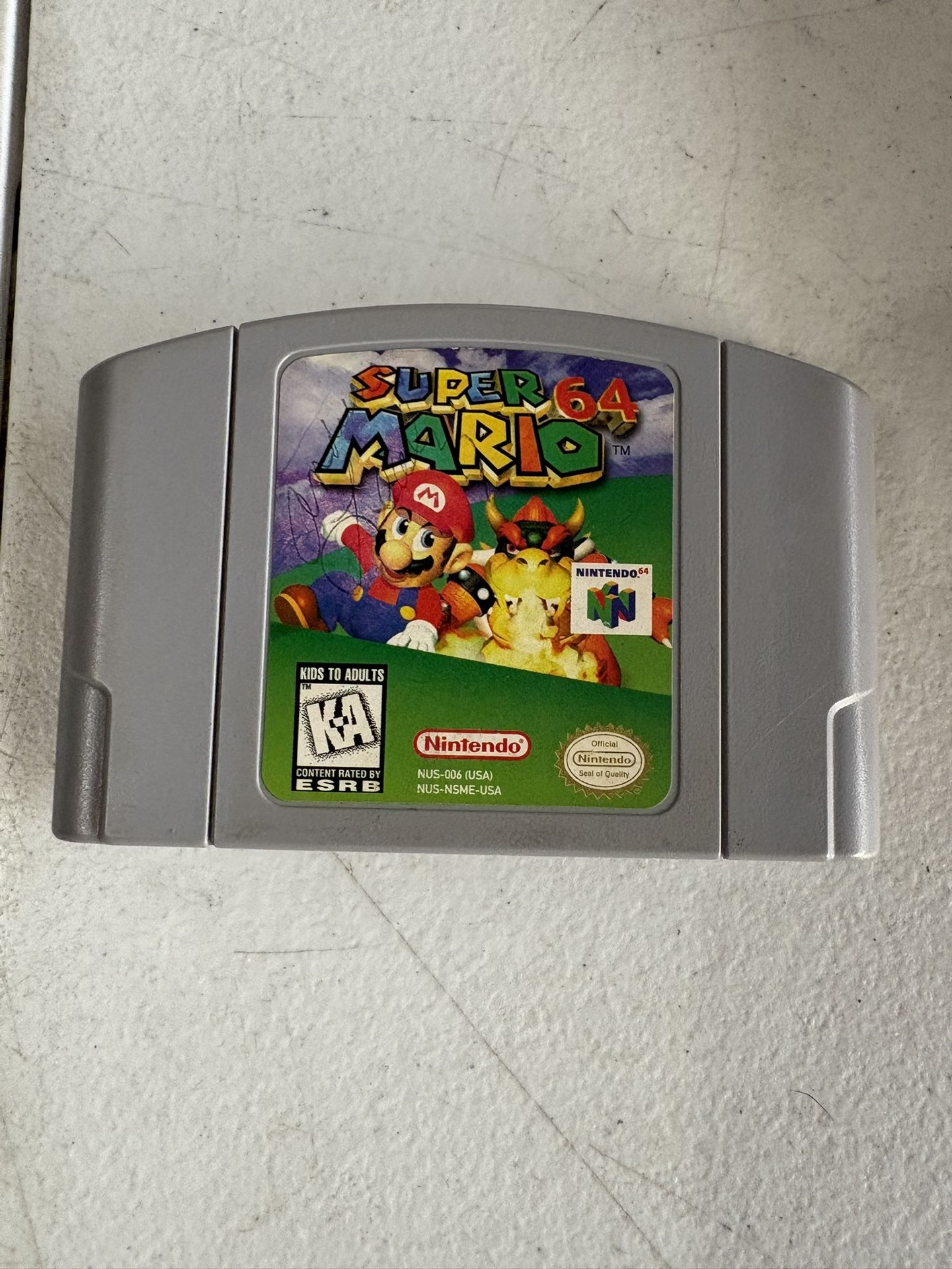 Nintendo 64 Super Mario 64 game
