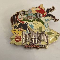Disney Pin Wilderness Lodge Thanksgiving 2004 Turkey Hunt Gaston LE1(contact info removed)7