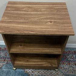 25”W Rolling Kitchen Microwave Stand ruedas para microondas de cocina