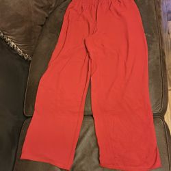 Messini Rust Pull-on Wide Leg Pants Sz: P/M