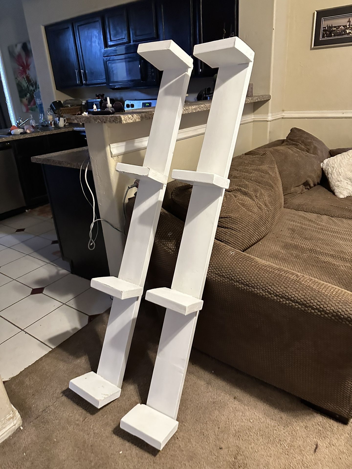 Vanity Shelves Set Of Two White