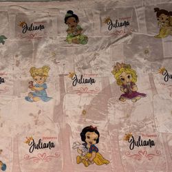 Baby princess custom blanket