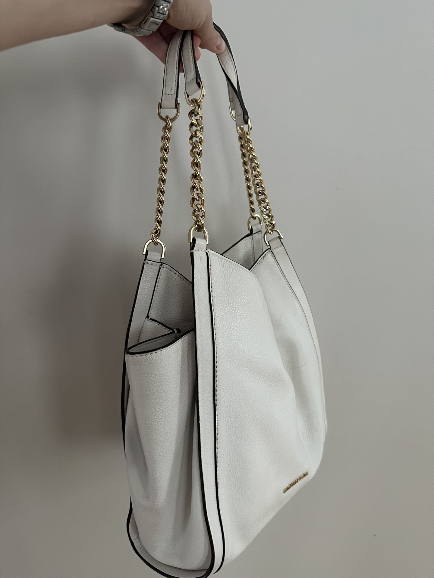 Authentic Michael kors White Summer Bag