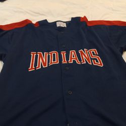 Cleveland Indians Baseball Old Skool Jersey 